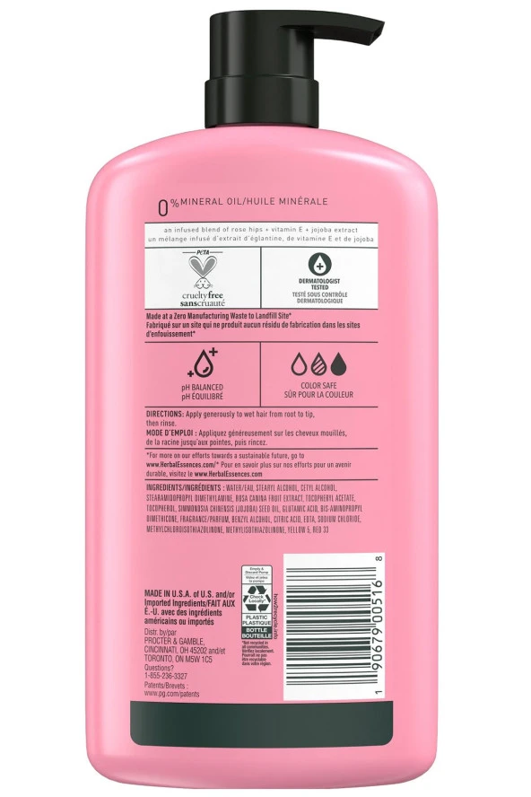 Herbal Essences Rose Hips Saç Kremi 865ML - Resim 2