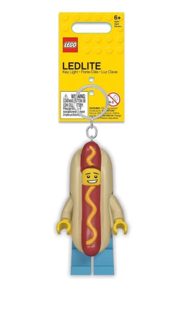 LEGO Ledlite 5005705 Iconic Hot Dog Guy Costume Led Key Chain