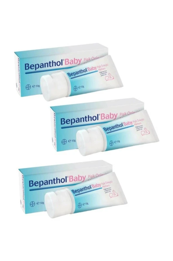 Bepanthol Baby Pişik Önleyici Merhem 50 Gr - 3 ADET - SKT:04/2026