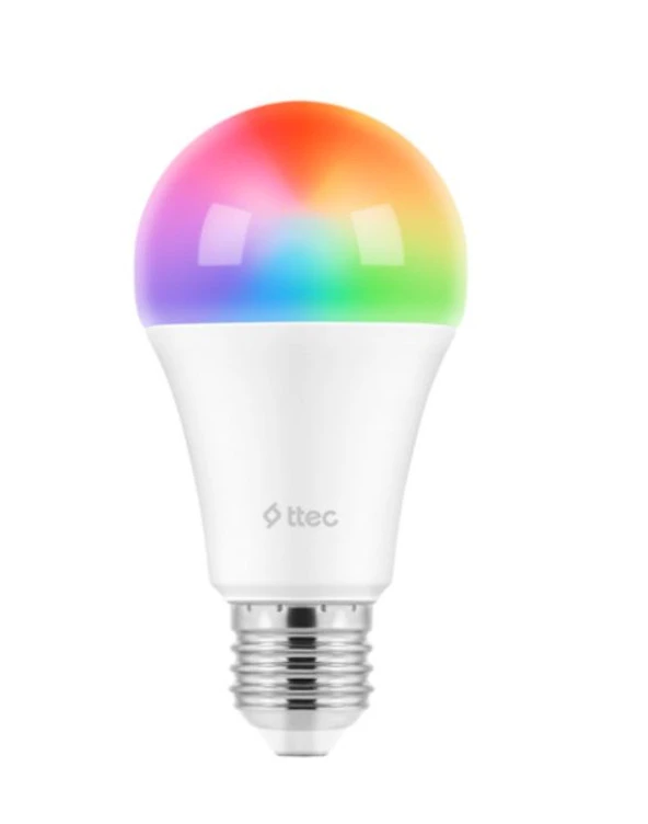 Ttec Enerji Tasaruflu 16 Milyon Renk Destekli Uygulama Kontrollu Wifi Akıllı Ampul Işık Ayarlı Ampul