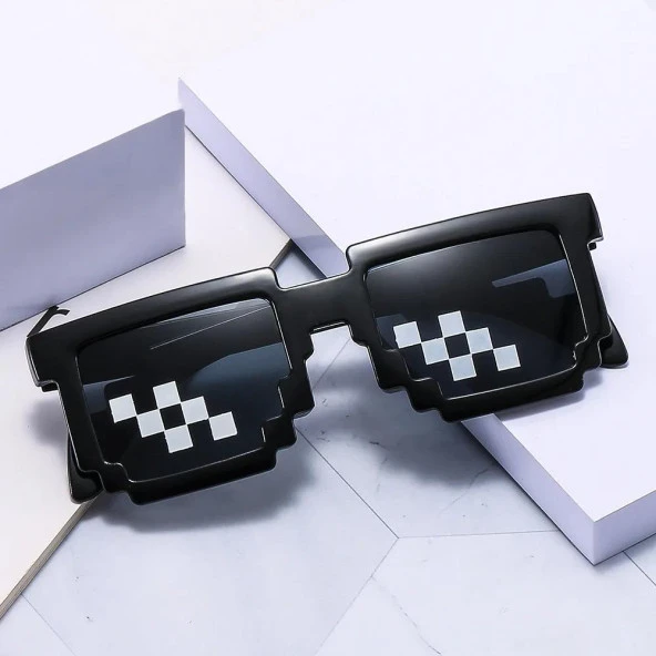 Thug Life Kare Eğlence Parti Gözlüğü - 5