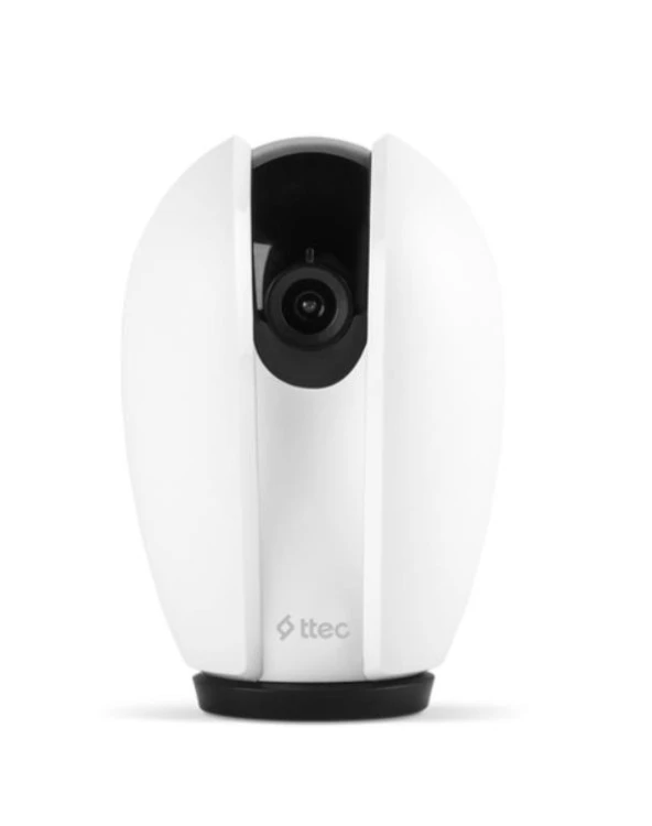 Ttec 360 Derece Hareket Sensörlü Çift Yönlü Hoparlör Gece Görüşlü Akıllı Kamera Bebek Telsiz Kamerası