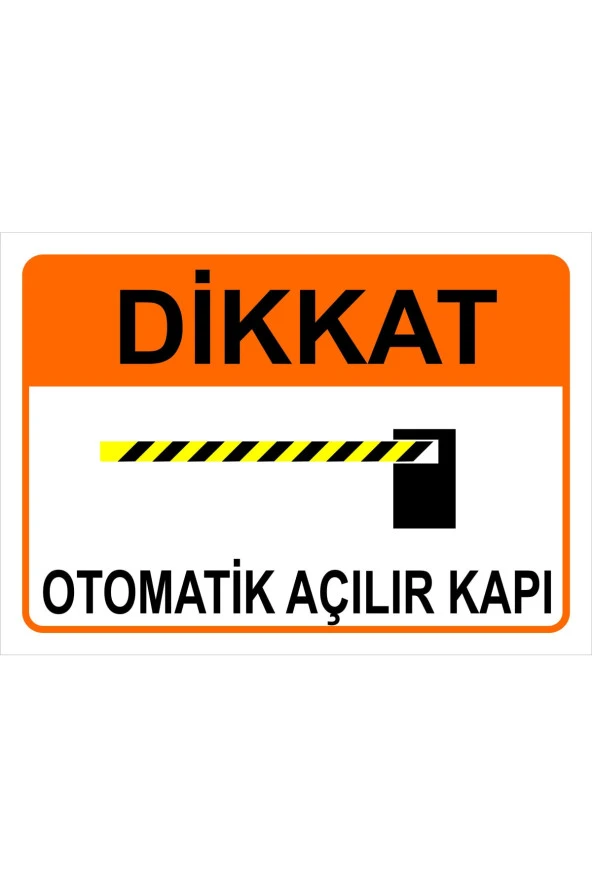 Otomatik Açılır Kapı Levhası Levha 25x35 Cm Dekota 3 Mm