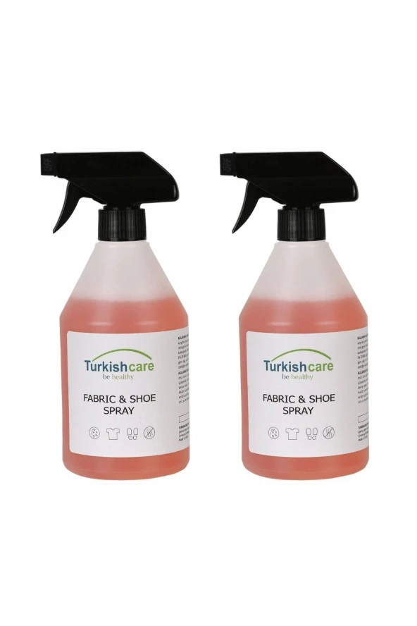 Turkishcare Ayakkabı Ve Kumaş Temizleme Spreyi 2x500 Ml 2 Li