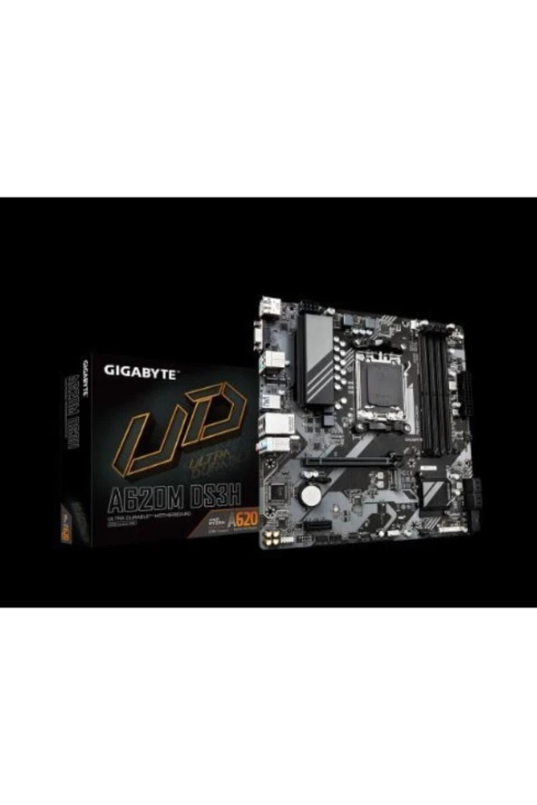 Gigabyte A620M DS3H AMD AM5 DDR5 Micro ATX Anakart - Resim 1