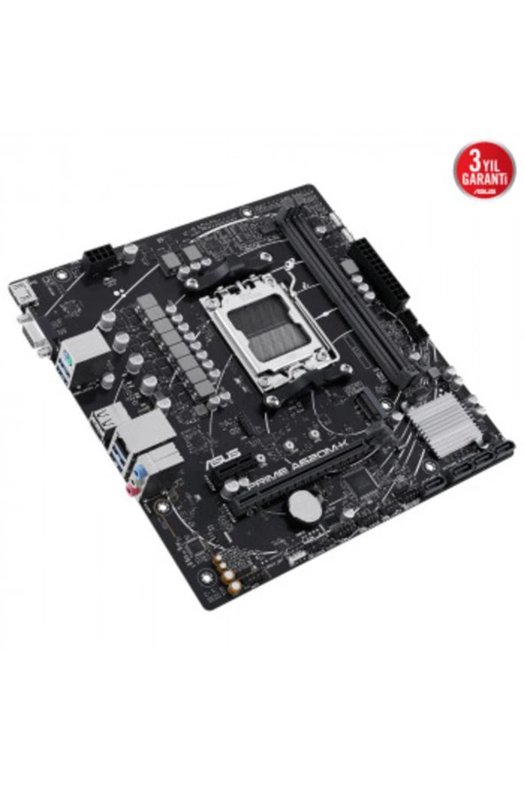 Asus Prime A620M-K AMD AM5 DDR5 Micro ATX Anakart - 5