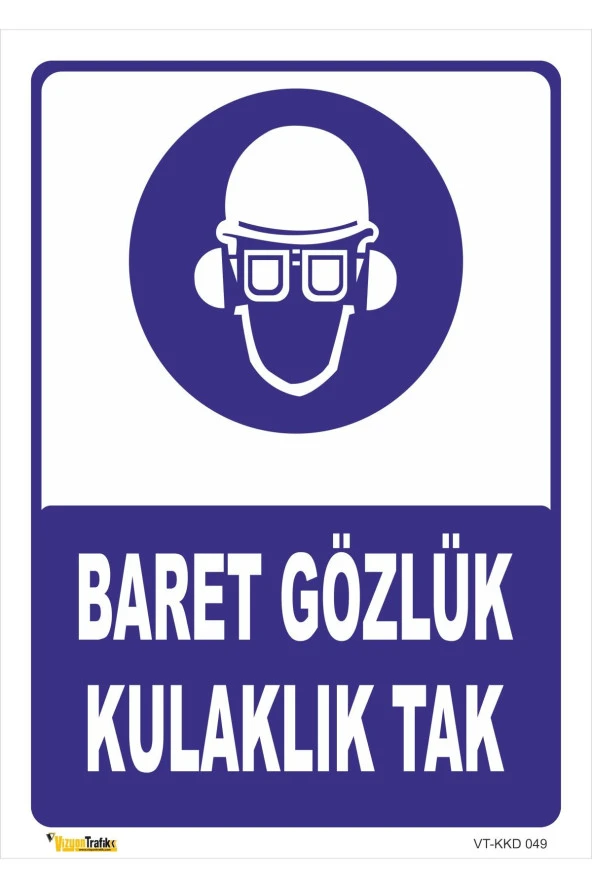Baret Gözlük Kulaklık Tak Levhası Levha 70x100 Cm Dekota 3 Mm