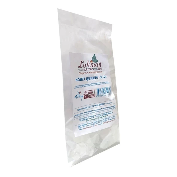 Doğal Nöbet Şekeri Saf Katkısız Kaya Şekeri Nebat Şekeri 50GR - 5