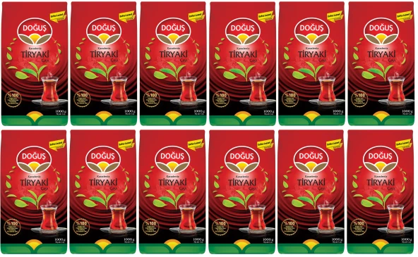 Doğuş Karadeniz Tiryaki Çayı 12x1 Kg