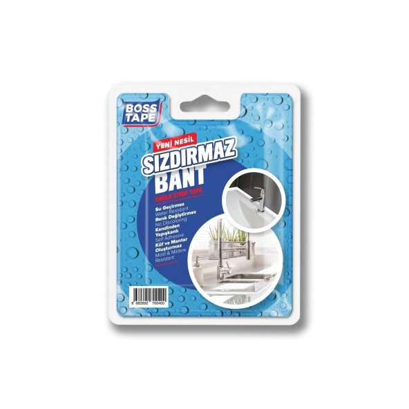 Bosstape Banyo Ve Mutfak  Sızdırmaz  Bant Beyaz 22MMX3,35MT - 4