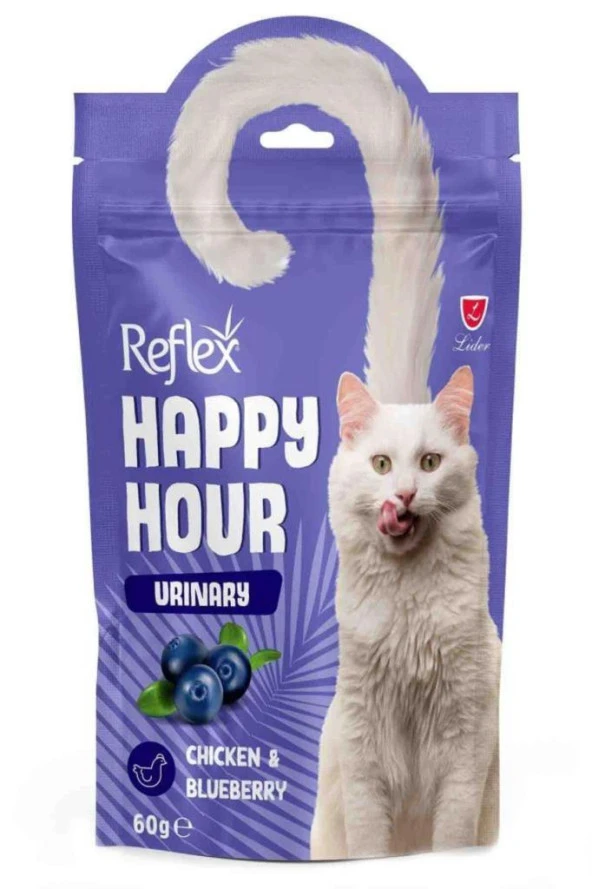 Reflex Happy Hour Urinary Yabanmersinli Tavuklu Kedi Ödül 60 Gr ürün görseli 1