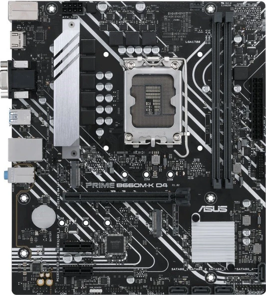 Asus Prime B660M-K D4 B660 5333 Mhz DDR4 LGA1700 Matx Anakart - 4