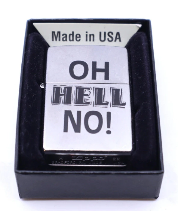 Zippo Oh Hell No Dizayn Çakmak - 4