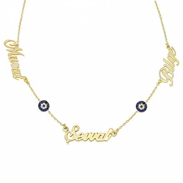 İsimli Aile Altın Kolye (sosyeteli)