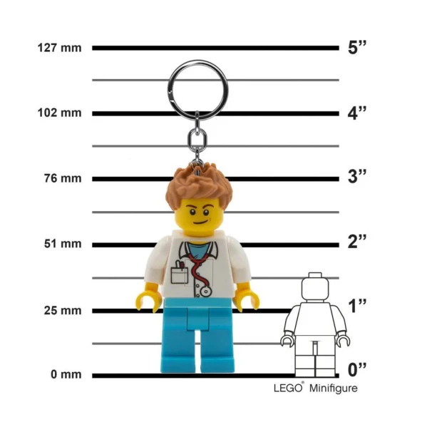 LEGO Ledlite 5007901 Male Doctor Led Key Chain - 4
