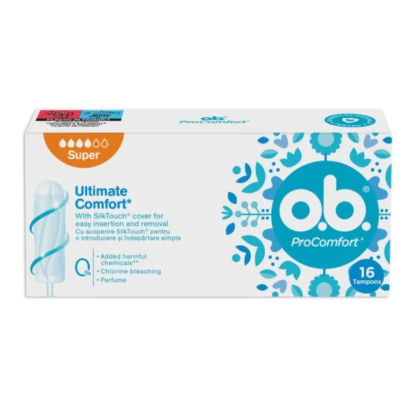 o.b. Tampon ProComfort Super 16lı