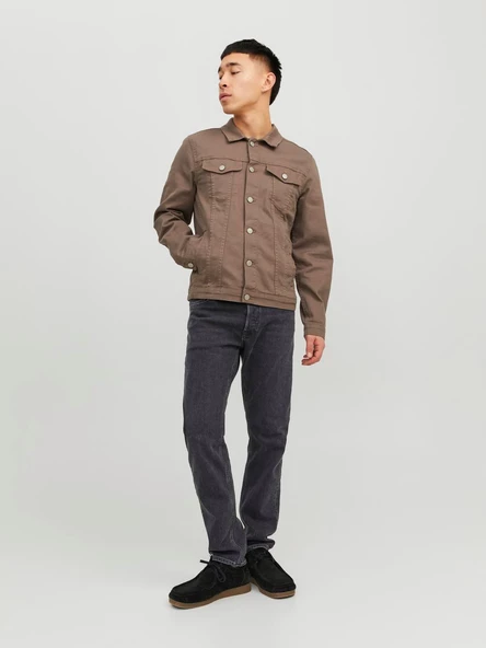 JACK JONES Mike Orijinal Dar Kesim Kot Pantolon 12242326 - 5