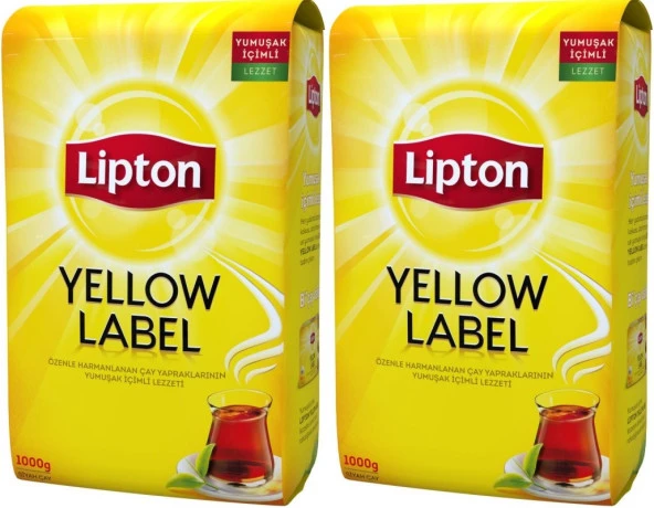 Lipton Yellow Label Siyah Çay 2x1 Kg