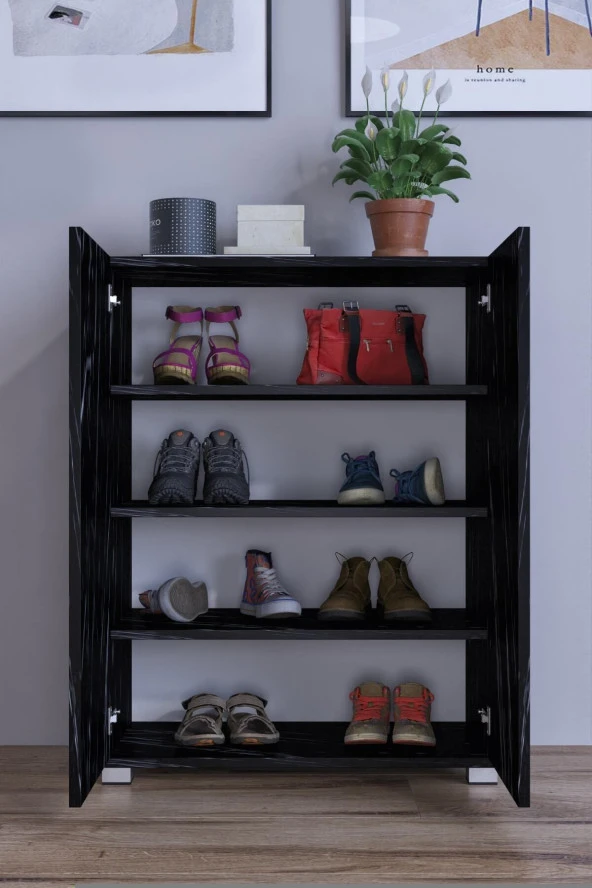 Mokaparkavm Prenses Fonsiyonel Ayakkabı Dolabı Çok Amaçlı Dolap - 3