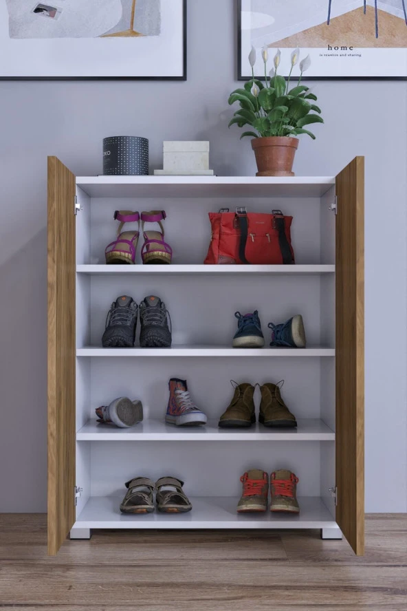 Mokaparkavm Prenses Fonsiyonel Ayakkabı Dolabı Çok Amaçlı Dolap - 2