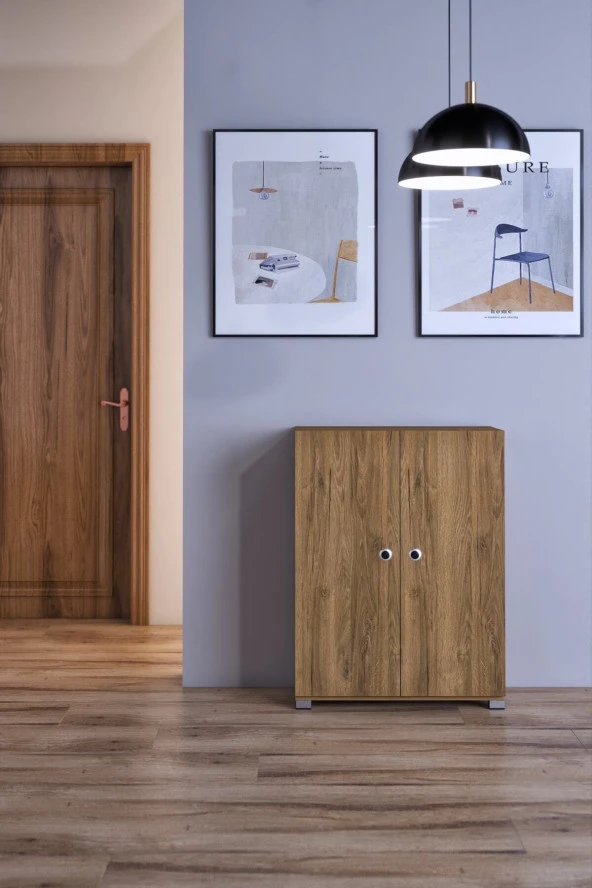 Mokaparkavm Prenses Ayakkabı Dolabı Ayakkabılık Fonksiyonel Çok Amaçlı Dolap - 3