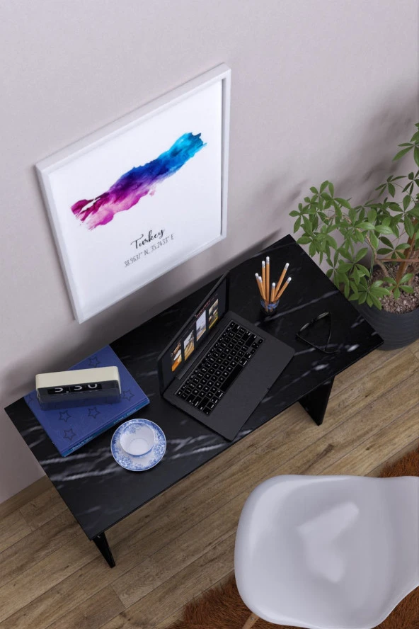 Mokaparkavm Inci Dekoratif Pratik Kolay Kurulum Çalışma Masası - 3