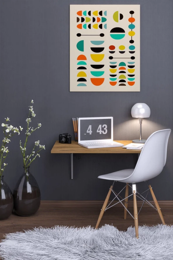 Mokaparkavm Kamelya Katlanabilir Masa Pratik Yemek Masası Çalışma Masası - 2