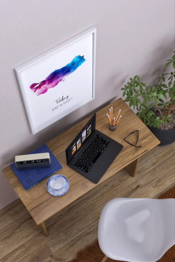 Mokaparkavm Inci Dekoratif Pratik Kolay Kurulum Çalışma Masası - 3