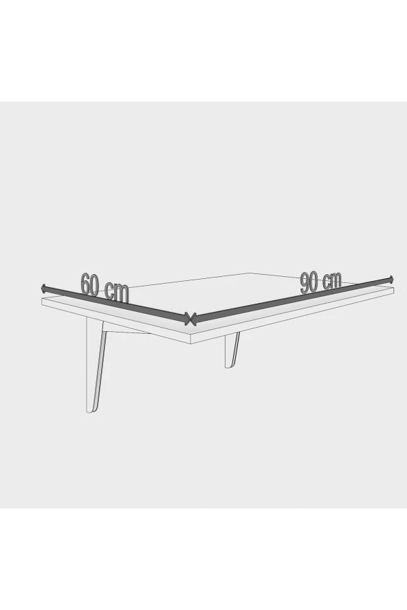 Mokaparkavm Kamelya Katlanabilir Masa Pratik Yemek Masası Çalışma Masası - 4