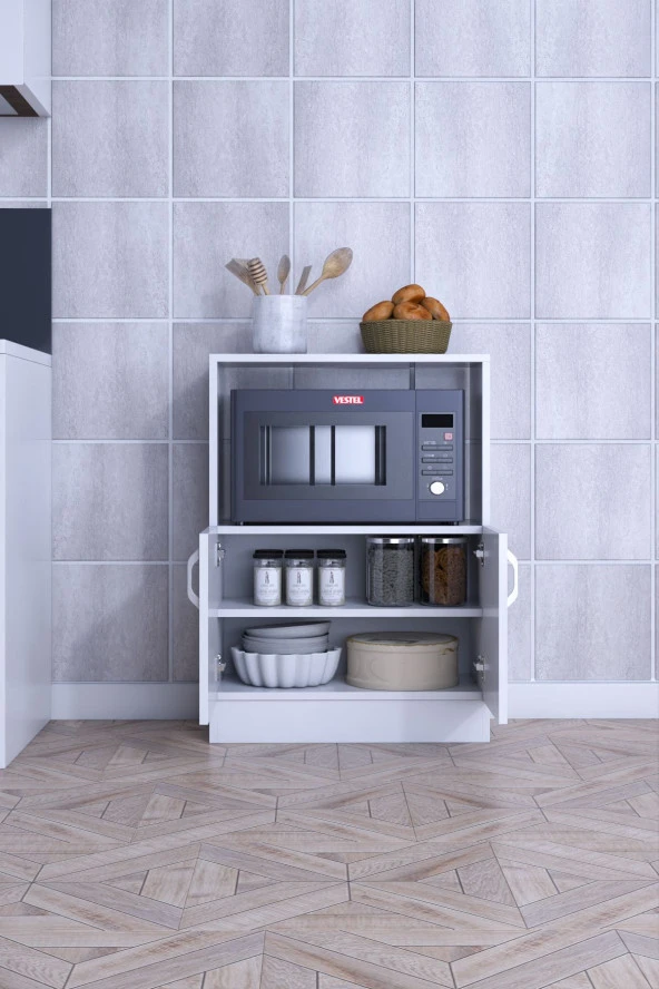 Mokaparkavm Roma Çok Amaçlı Mikro Dalga Fırın Dolabı - 4