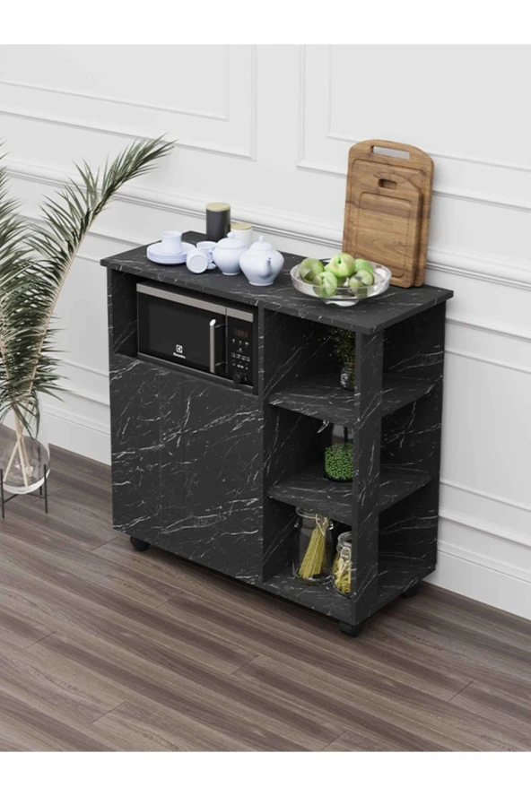 Mokaparkavm Bozlale Mikrodalga Fırın Dolabı Kahve Dolabı