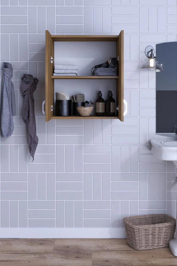 Mokaparkavm Moza Çok Amaçlı Dolap Kapaklı Mutfak Banyo Balkon - 2