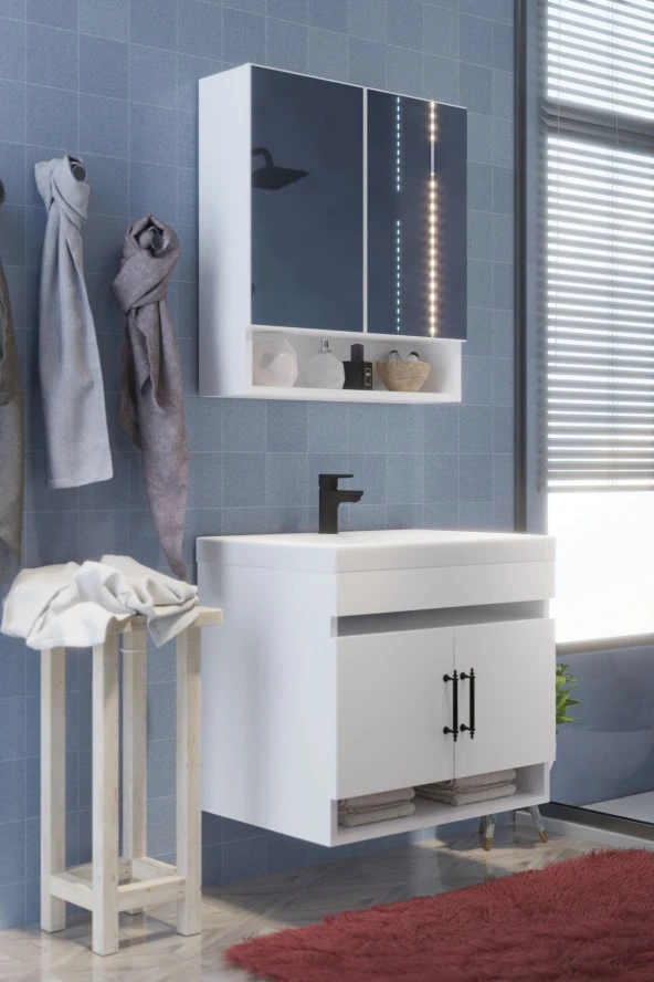 Mokaparkavm Salvador Banyo Dolabı Çok Amaçlı Banyo Dolabı - 3