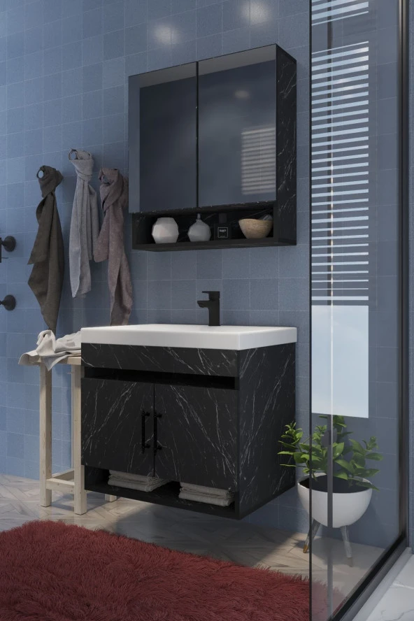 Mokaparkavm Salvador Banyo Dolabı Çok Amaçlı Banyo Dolabı - 3