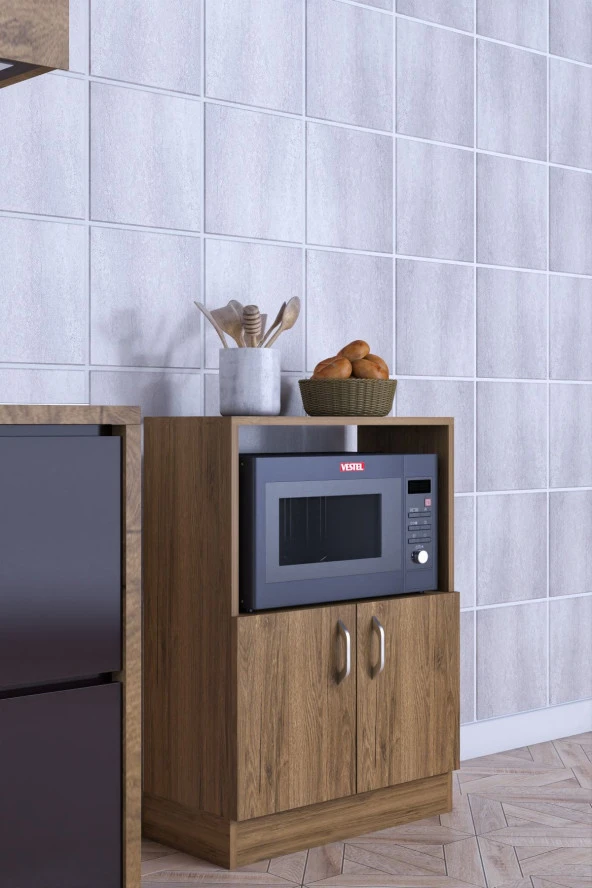 Mokaparkavm Roma Mikro Dalga Dolabı Yardımcı Dolap - Resim 3