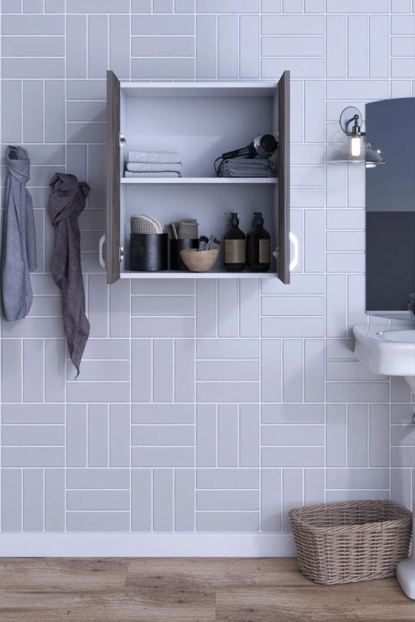 Mokaparkavm Moza Çok Amaçlı Dolap Kapaklı Mutfak Banyo Balkon - 2