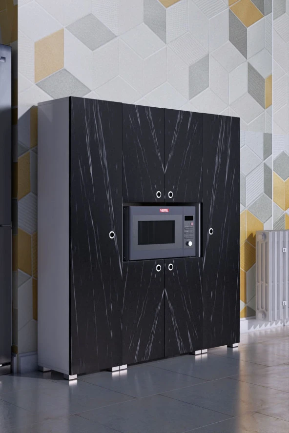 Mokaparkavm Stil Mutfak Dolabı Çok Amaçlı Dolap - 2