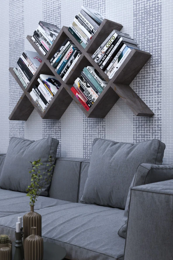 Mokaparkavm Manol Kitaplık Dekoratif Kitaplık - 3