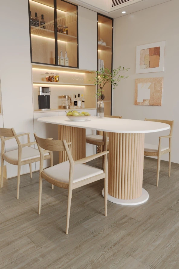 Mokaparkavm Mega Antoryum Yemek Masası Mutfak Masası - 3