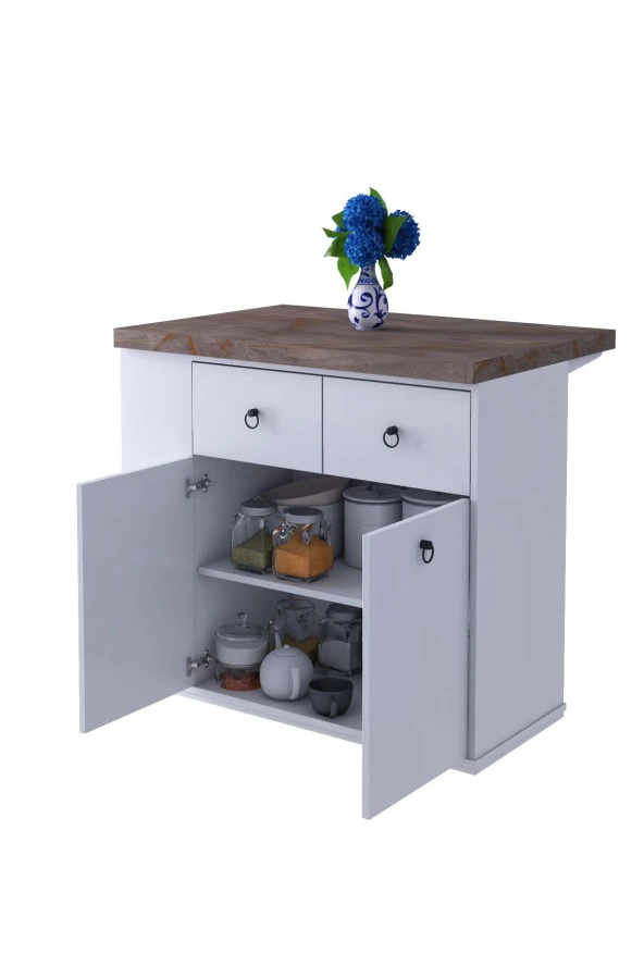 Mokaparkavm Şahin Ada Mutfak Masası Yemek Masası - Resim 3