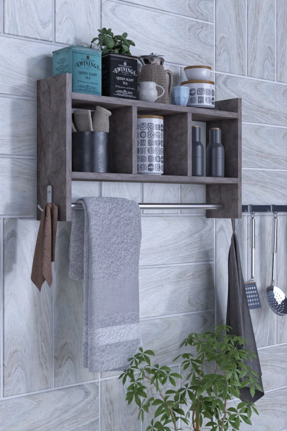 Mokaparkavm Erguvan Mutfak Rafı Mutfak Düzenleyici Raf