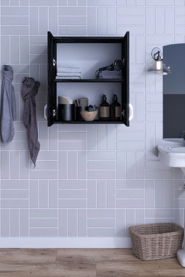 Mokaparkavm Moza Çok Amaçlı Dolap Kapaklı Mutfak Balkon Banyo - 2