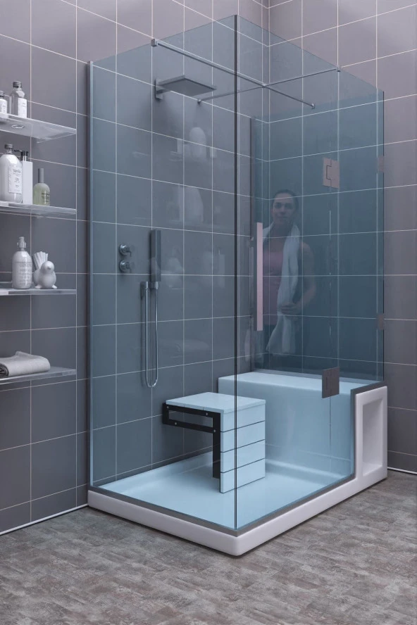 Mokaparkavm Sardunya Banyo Taburesi Duş Taburesi