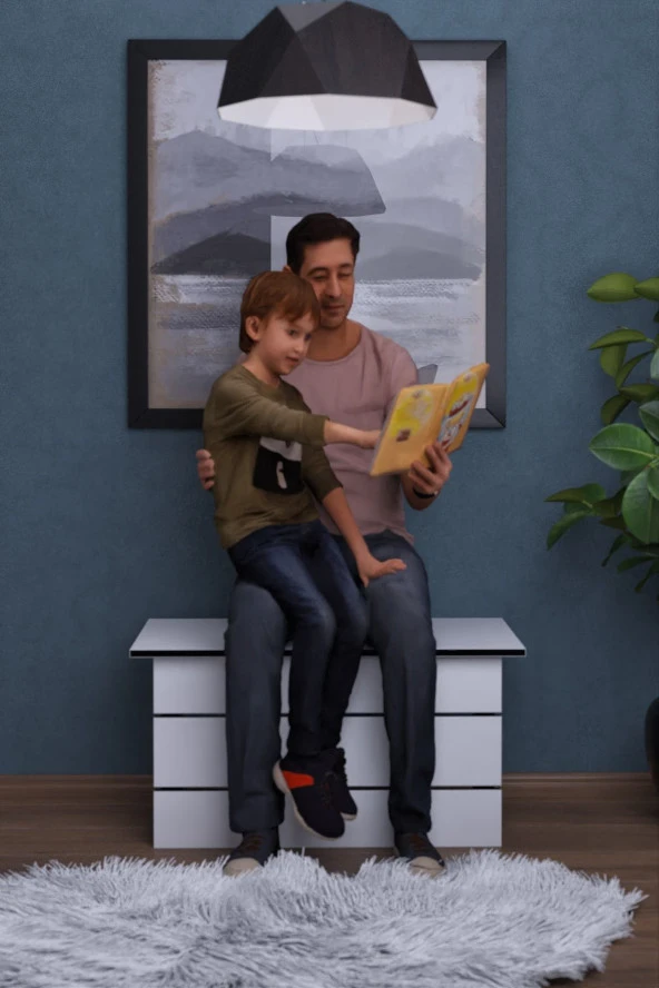 Mokaparkavm Mimoza Duvara Monte Katlanabilir Tabure Engeli Tabure Balkon Tabure