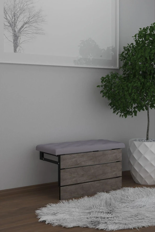 Mokaparkavm Mimoza Tabure Antre Hol Giriş Ayakabı Önü - 3