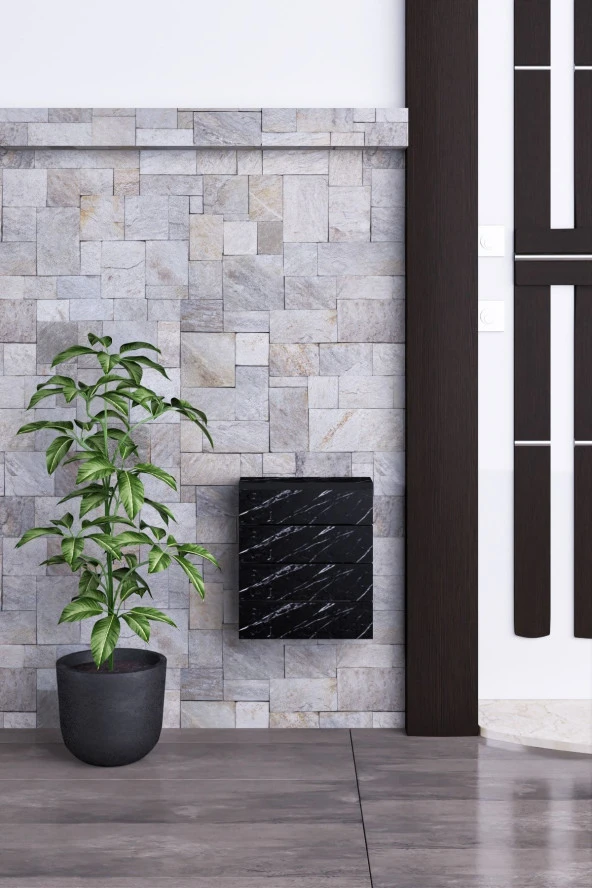 Rafineritasarım Duvara Monte Katlanabilir Tabure Çok Amaçlı Tabure Engelli Oturağı - 3