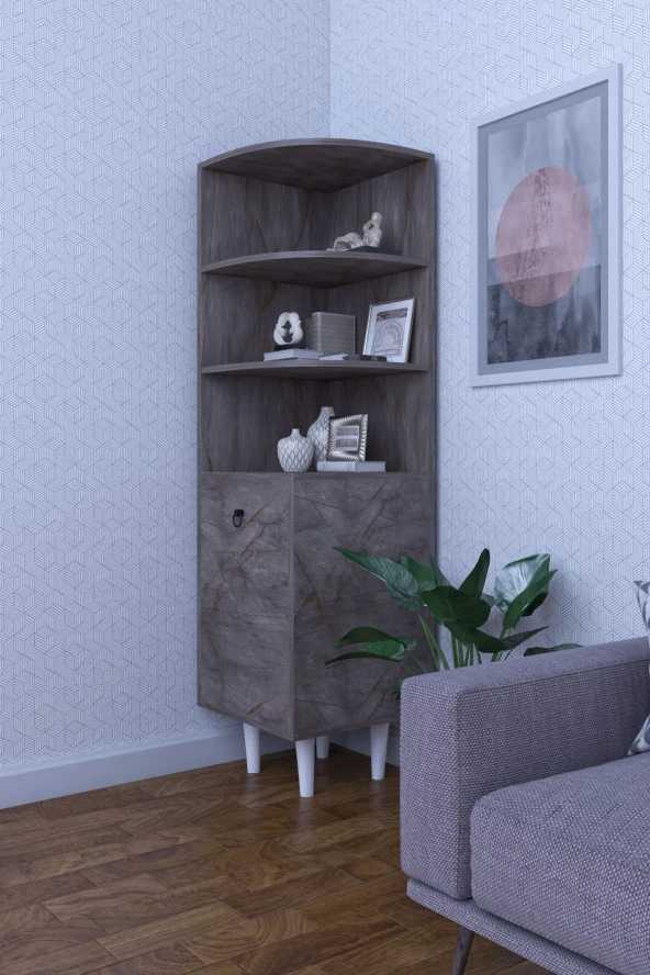 Mokaparkavm Eylül Köşe Dolap Çok Amaçlı Dolap - 2