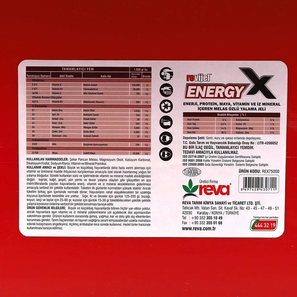 Revijel Eneryg Vitamin-İzmineral Giderici Yalama Bloğu - 7