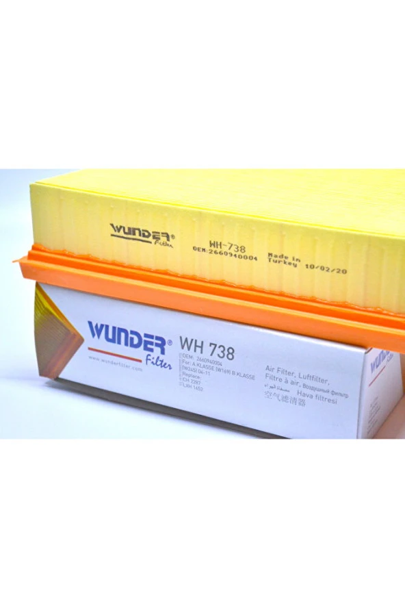 Icon Group - Mercedes 169 Kasa A Klas - 245 Kasa B Klas Hava Filtresi - WH738 - Resim 3