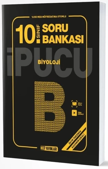 Hız Yayınları 10. Sınıf Biyoloji İpucu Soru Bankası